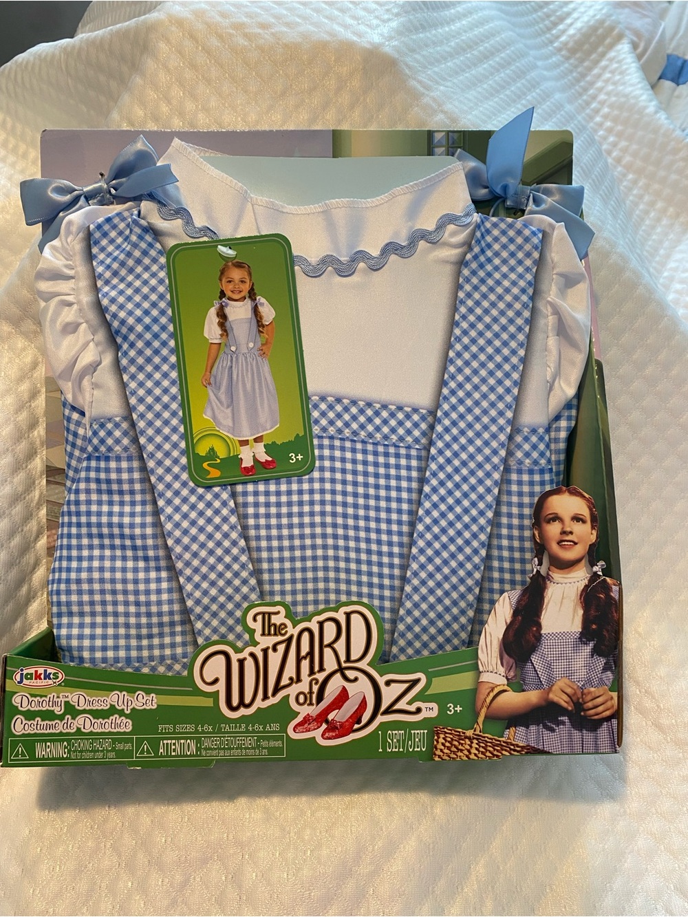 The Wizard of Oz Dorothy Blue Gingham Kids Costume Dress